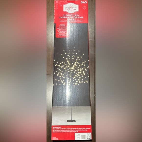 🌸NEW CHERRY BLOSSOM TREE INDOOR OUTDOOR 5 FOOT LED WITH BOX. CAN USE TO DECOR. - Picture 12 of 16